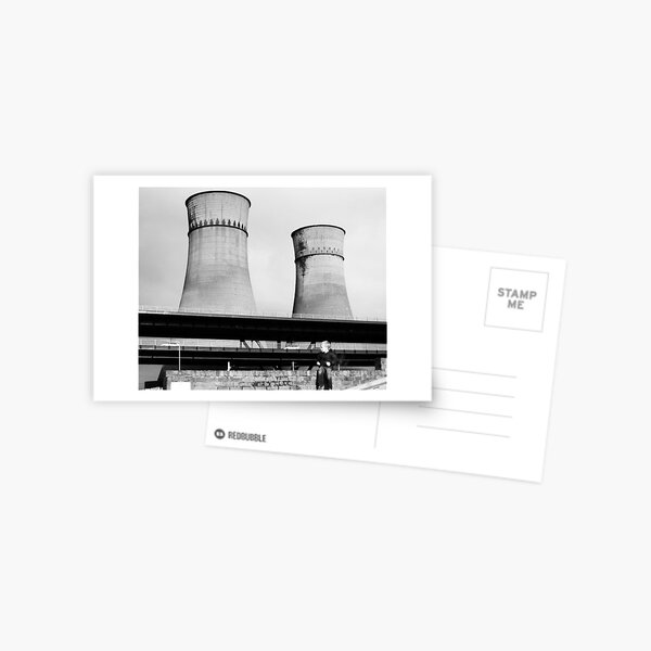 Cooling Towers / Viaduct / Boy Postcard