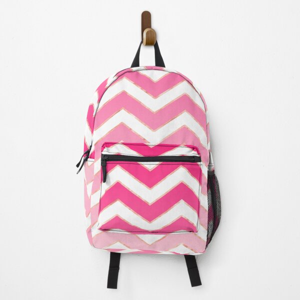 Item preview, Chevron pattern in pink with gold accents designed and sold by Sandra Brezina.