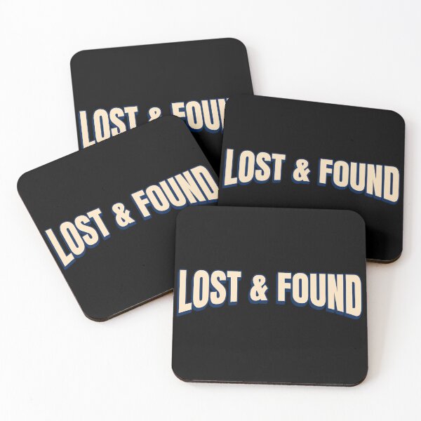 Item preview, Lost and Found cool typography sign designed and sold by Popalt.