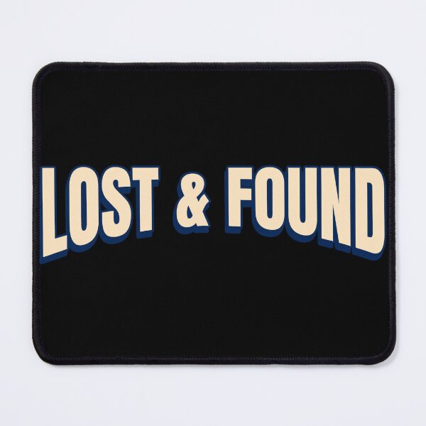 Item preview, Lost and Found cool typography sign designed and sold by Popalt.