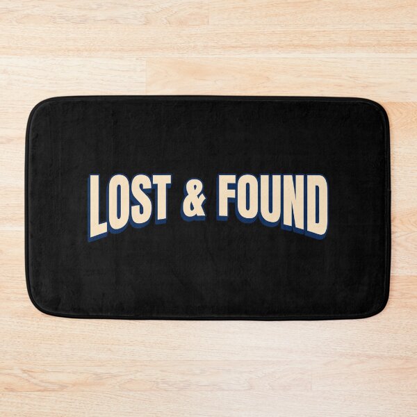 Item preview, Lost and Found cool typography sign designed and sold by Popalt.
