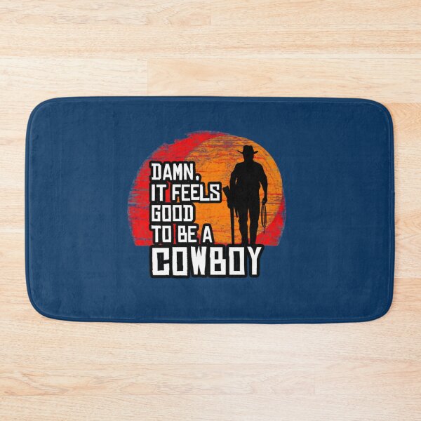 Item preview, Red Horse Cowboy TShirt Damn, It Feels Good To Be A Cowboy        designed and sold by lovingfame7825.