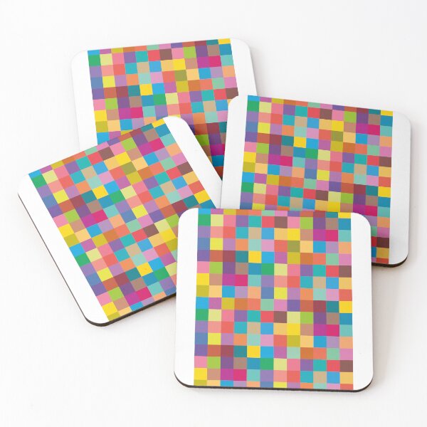 Item preview, Squares rainbow phone case multi colour color colored coloured designed and sold by jamesrwd.