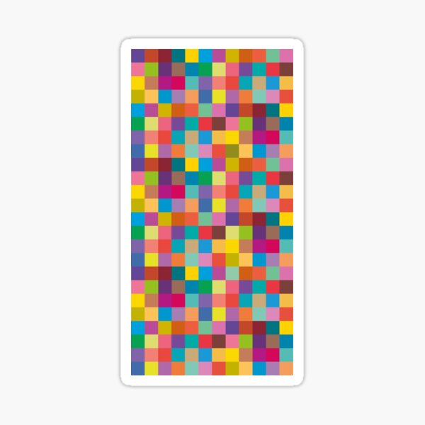 Item preview, Squares rainbow phone case multi colour color colored coloured designed and sold by jamesrwd.