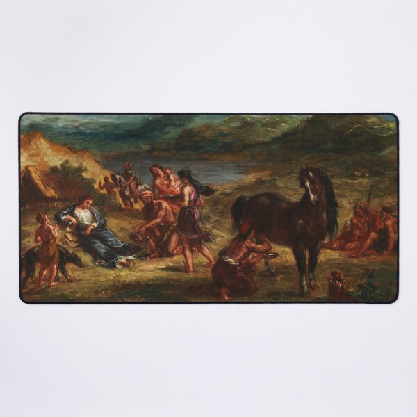 Item preview, Ovid Among the Scythians | Eugene Delacroix | 1862 Greek Mythology Art designed and sold by CJET.