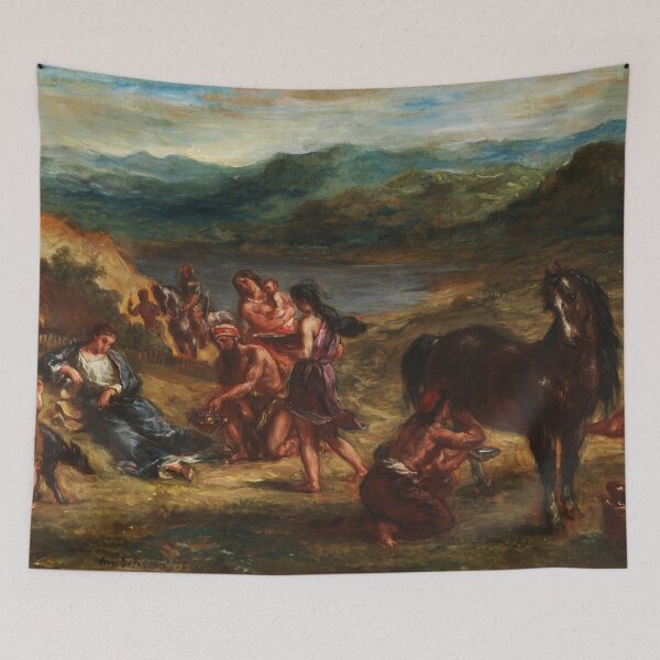 Item preview, Ovid Among the Scythians | Eugene Delacroix | 1862 Greek Mythology Art designed and sold by CJET.