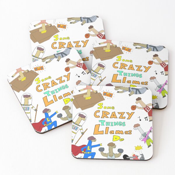 Item preview, Some Crazy Things Llamas Do designed and sold by CameradogInk.