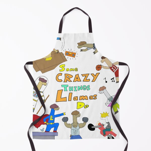 Item preview, Some Crazy Things Llamas Do designed and sold by CameradogInk.