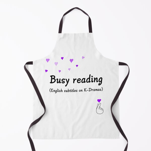 Item preview, Hearts Busy Reading (English subtitles on K-Dramas) designed and sold by CreativeKari.