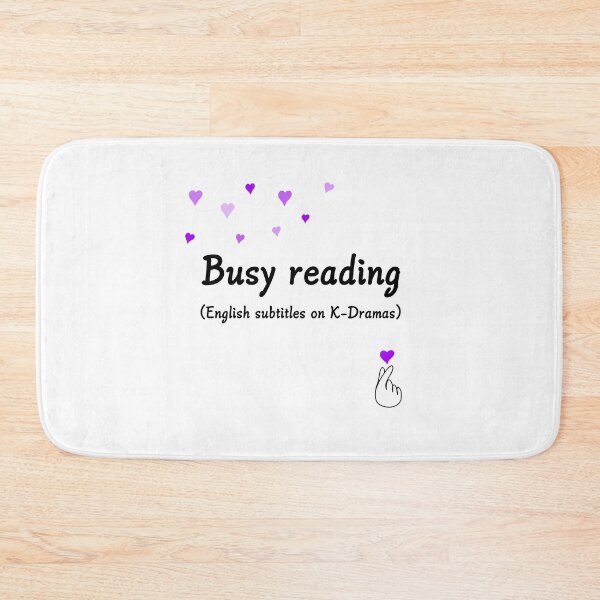 Item preview, Hearts Busy Reading (English subtitles on K-Dramas)  designed and sold by CreativeKari.