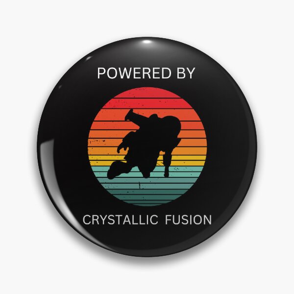 Item preview, Retro Powered By Crystallic Fusion designed and sold by CleanEnergyLife.