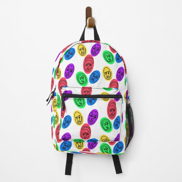 Item preview, Colorful Abstract Single Line Faces designed and sold by radiantdark.