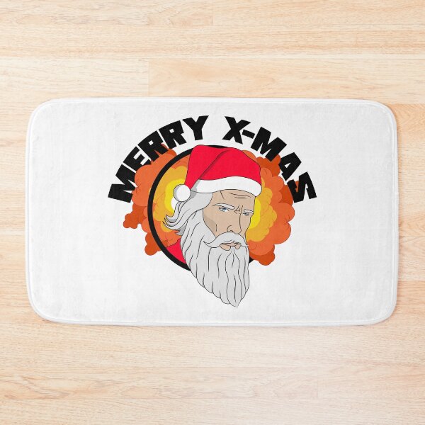 Item preview, Merry Xmas | cool action hero Santa Claus illustration designed and sold by ProdbyNiECO.