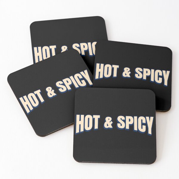 Item preview, Hot and Spicy cool typography sign designed and sold by Popalt.