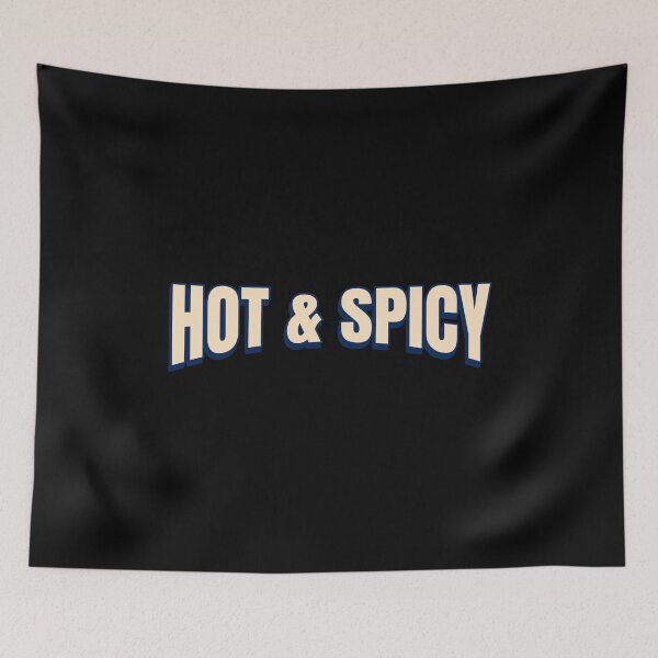 Item preview, Hot and Spicy cool typography sign designed and sold by Popalt.