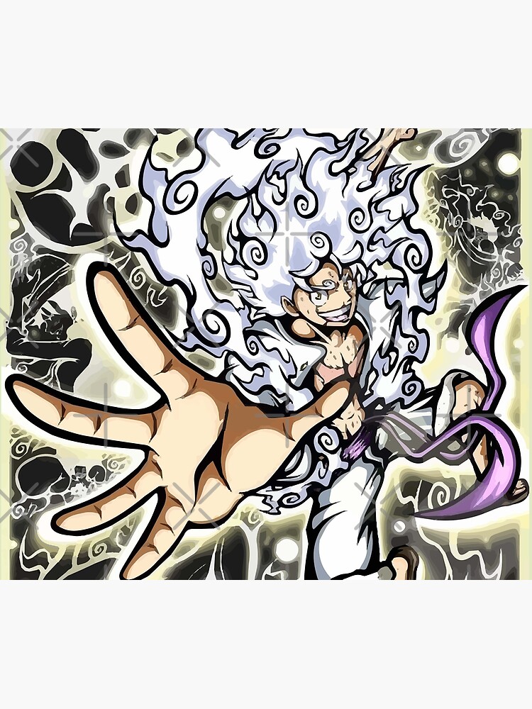 Gear 5 colored manga panel Throw Blanket for Sale by YourDemonSlayer