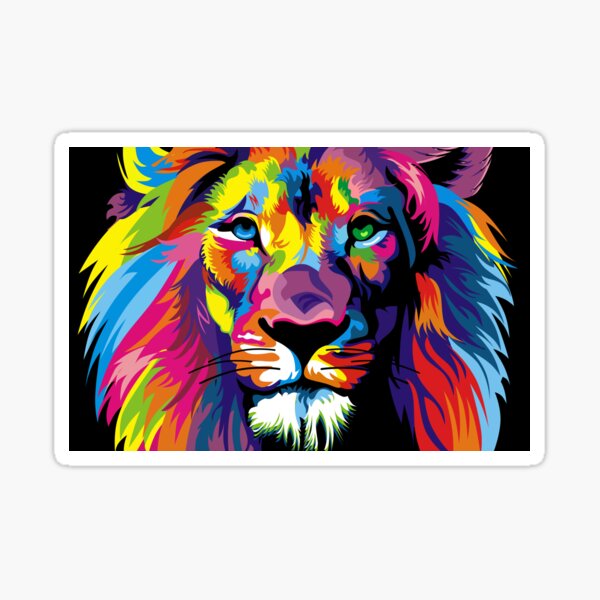 lion cute animals Sticker
