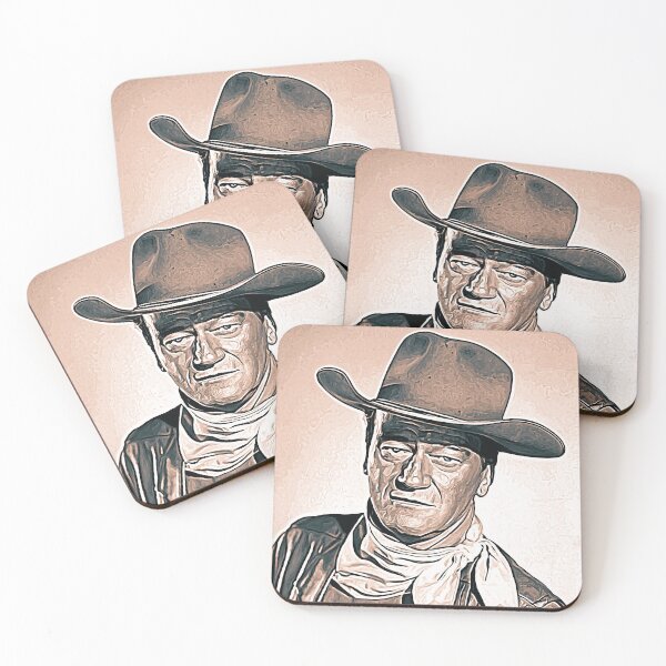 Item preview, John Wayne Art - vintage painting - D67 designed and sold by DecoVintage.