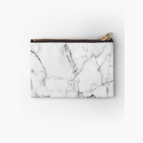 Item preview, Pure White Real Marble Dark Grain All Over designed and sold by 5mmpaper.