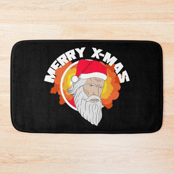 Item preview, Merry Xmas | cool action hero Santa Claus illustration designed and sold by ProdbyNiECO.