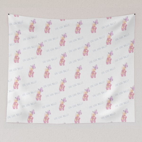 Item preview, Beautiful pink ballet dancer pattern designed and sold by reka88.