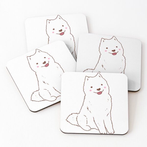 Item preview, Samoyed dog illustration  designed and sold by Mayarart.
