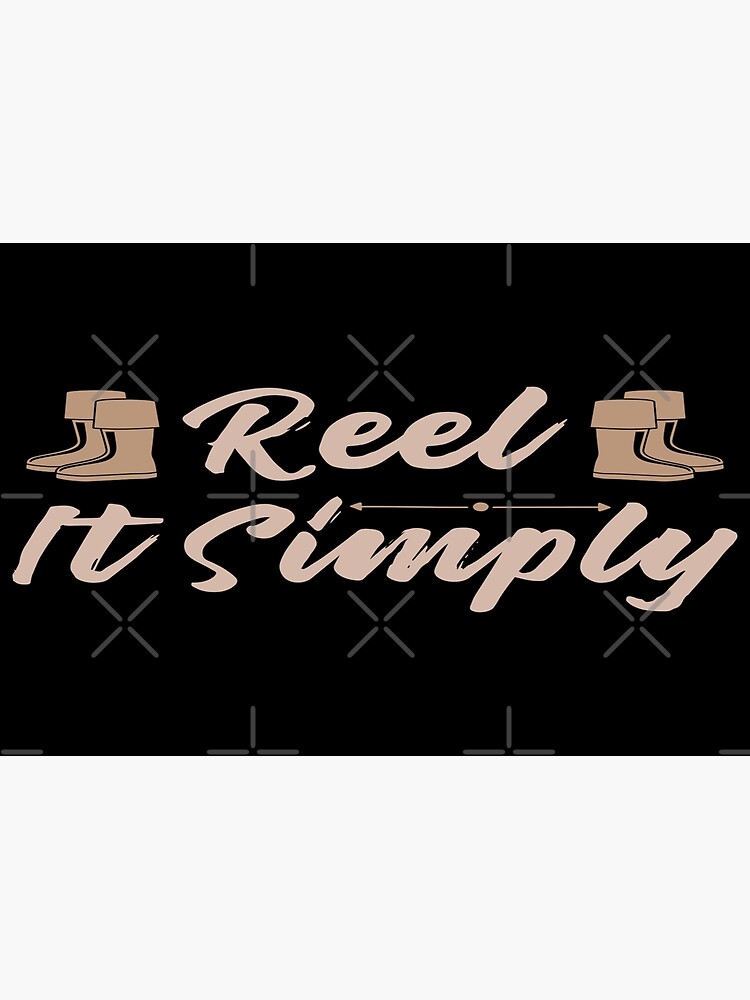Reel it simply Postcard for Sale by phassystore