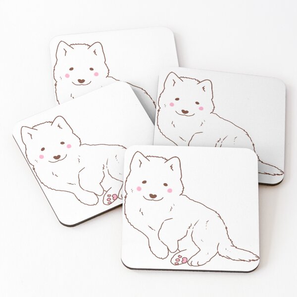 Item preview, Samoyed dog illustration  designed and sold by Mayarart.