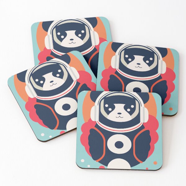 Item preview, Cute Panda Ricky ( JJC13 KAWAII ASTRONAUT ) designed and sold by jjcat13.