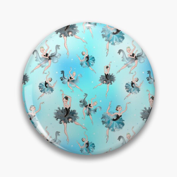 Item preview, Beautiful blue ballet dancer pattern designed and sold by reka88.
