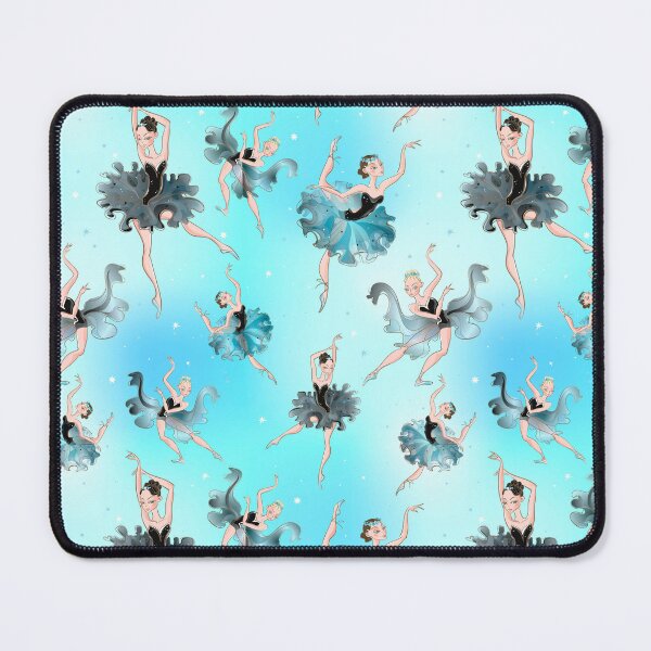 Item preview, Beautiful blue ballet dancer pattern designed and sold by reka88.