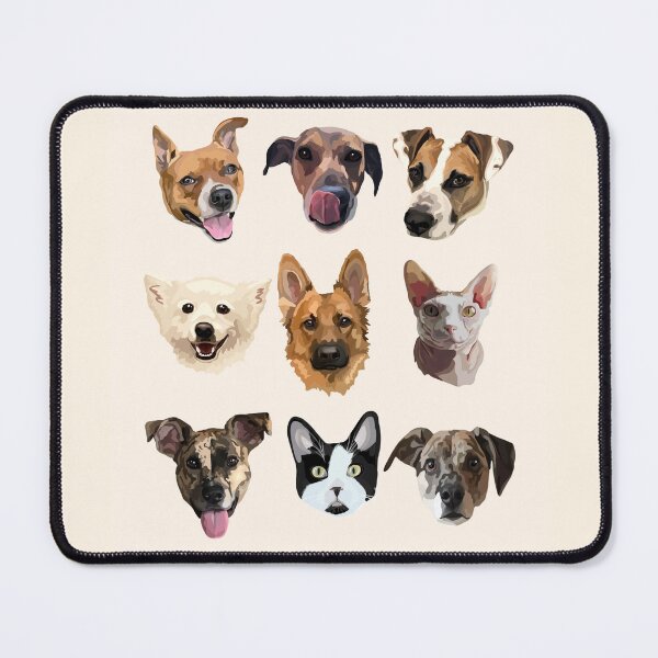 Item preview, Dog and cat group portraits  designed and sold by Sketchy Lexy.
