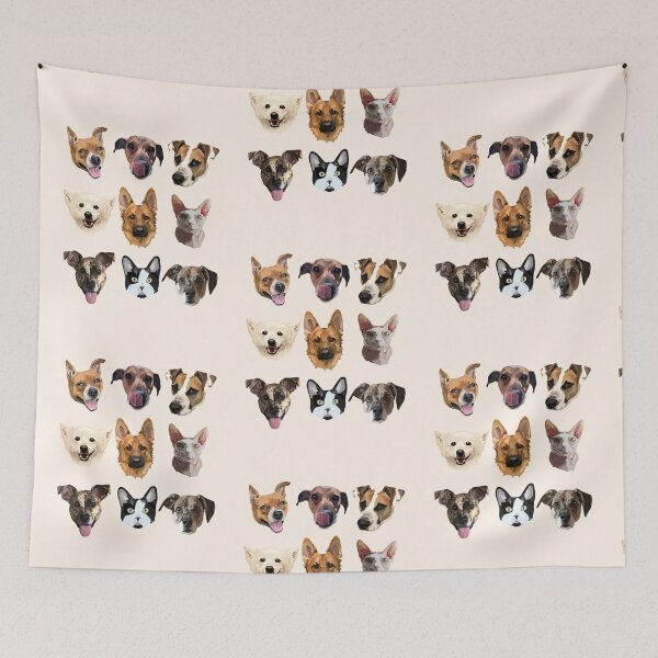 Item preview, Dog and cat group portraits  designed and sold by Sketchy Lexy.