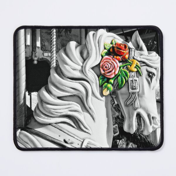 Item preview, Carousel Horse B&W designed and sold by What I See by Dawne.