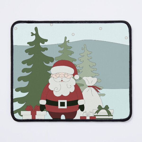 Artikelvorschau, Sankt mit Geschenken Weihnachtsillustration entworfen und verkauft von EngineerGoC.