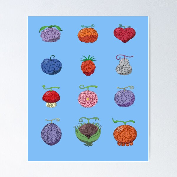 gasha gasha no mi devil fruit Poster for Sale by goldjuliana