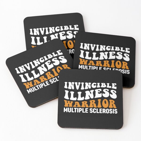Item preview, Multiple Sclerosis Awareness Quote: Invisible Illness Warrior designed and sold by AMINE  ★★★★★.