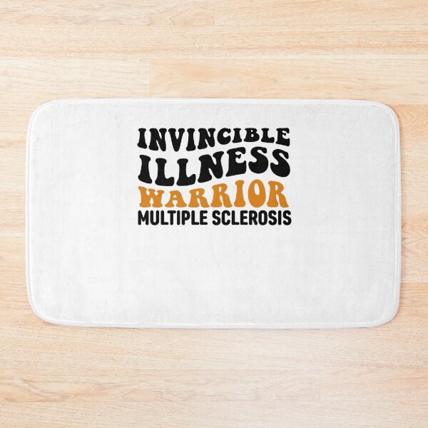 Item preview, Multiple Sclerosis Awareness Quote: Invisible Illness Warrior designed and sold by AMINE  ★★★★★.