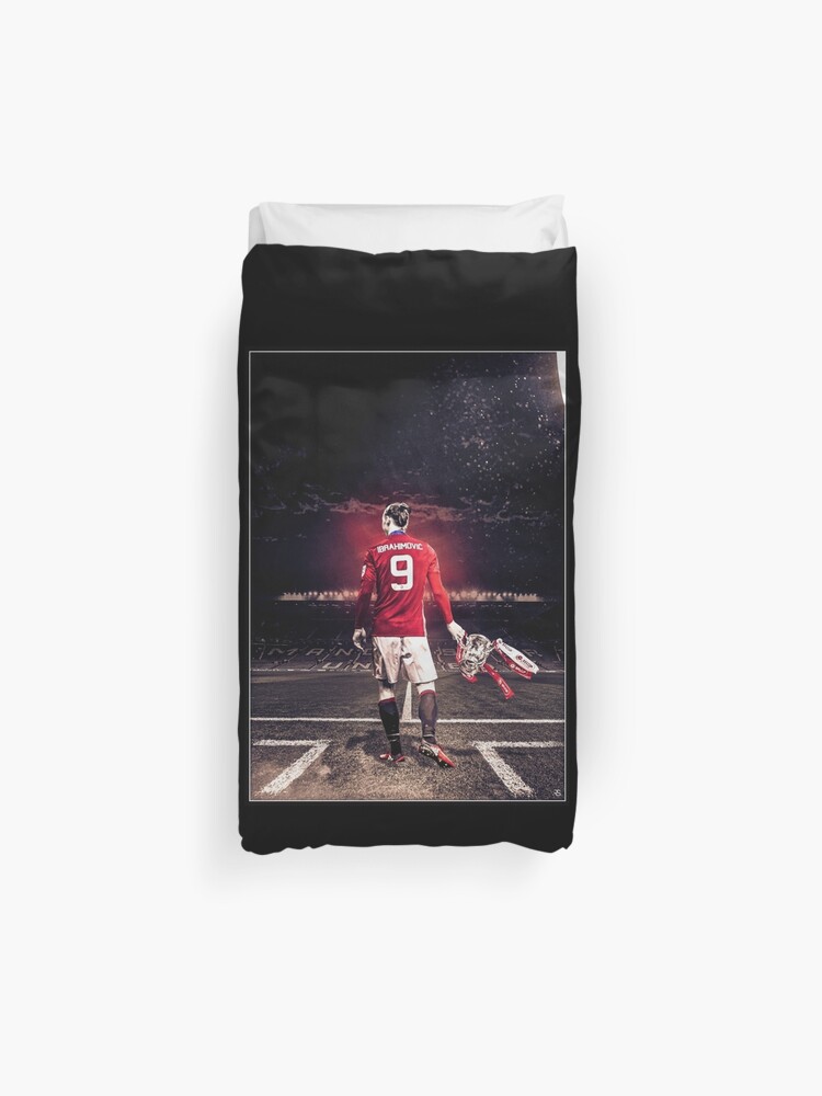 Zlatan Ibrahimovic Manchester United Duvet Cover By Robspink