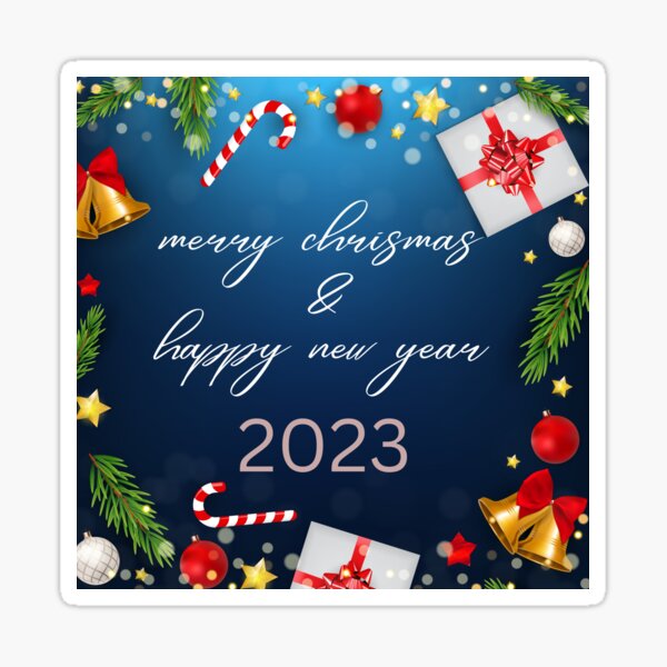 "Merry christmas & happy new year, colorful designs, christmas party