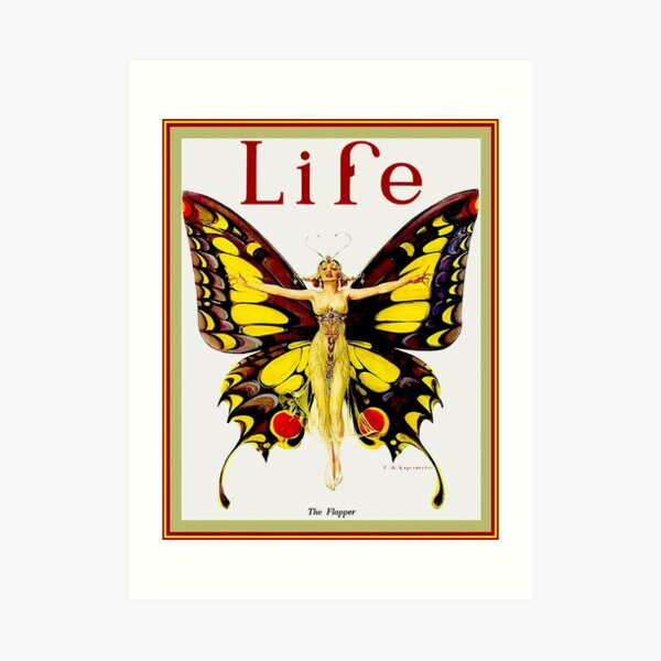 LIFE : Vintage 1922 Flapper Advertising Print Art Print