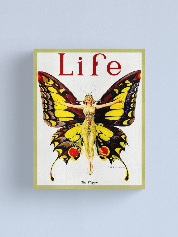 Alternate view of LIFE : Vintage 1922 Flapper Advertising Print Canvas Print