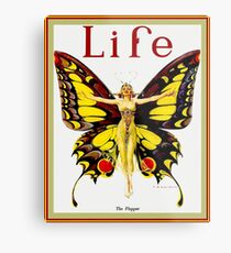 Lámina metálica VIDA: Publicidad publicitaria Vintage Flapper 1922