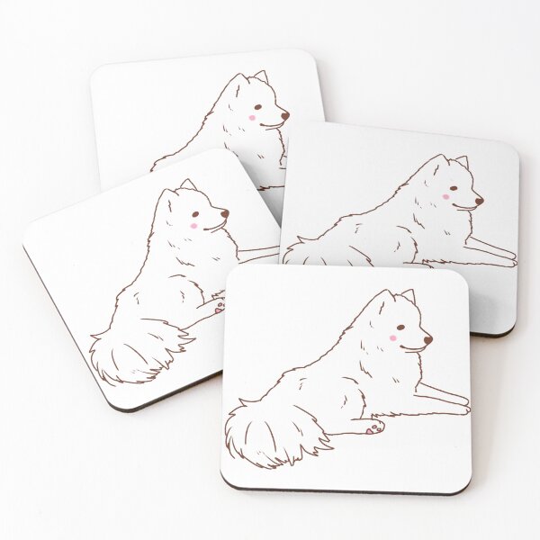 Item preview, Cute Samoyed dog illustration  designed and sold by Mayarart.
