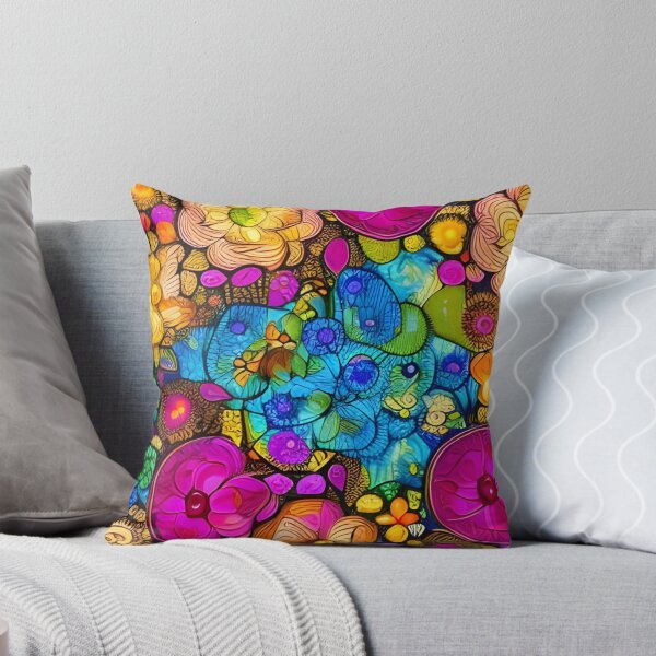 Item preview, Flower pattern wallpaper designed and sold by The Love Quill.