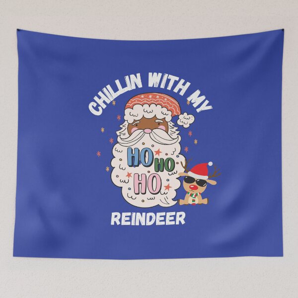 Item preview, Santa Chillin' With His Reindeer designed and sold by MugsAndDuds.