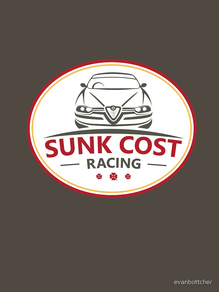 Thumbnail 7 of 7, Essential T-Shirt, Sunk Cost Racing designed and sold by evanbottcher.