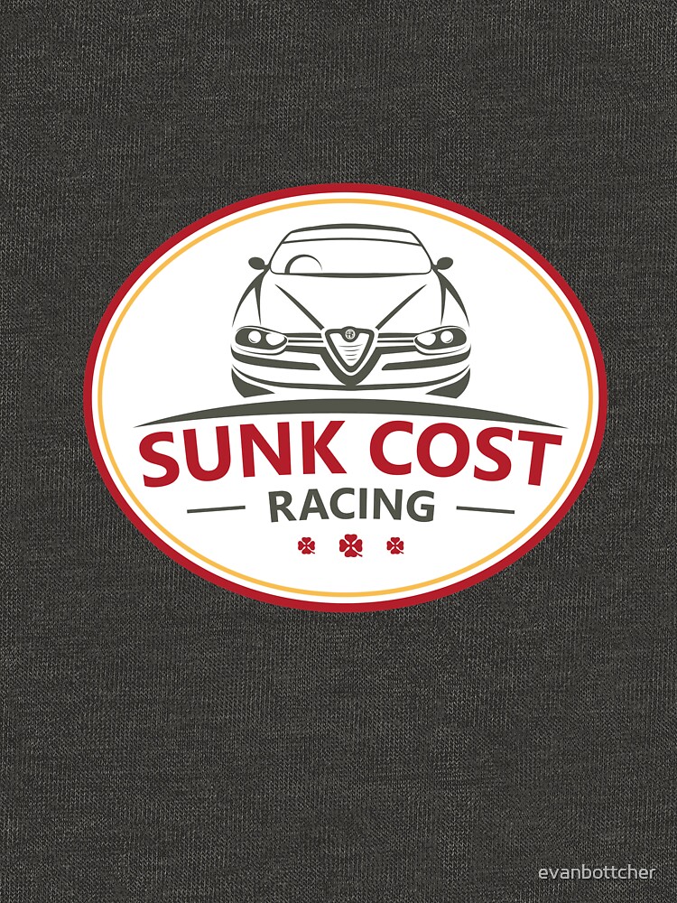 Thumbnail 5 of 5, Zipped Hoodie, Sunk Cost Racing designed and sold by evanbottcher.