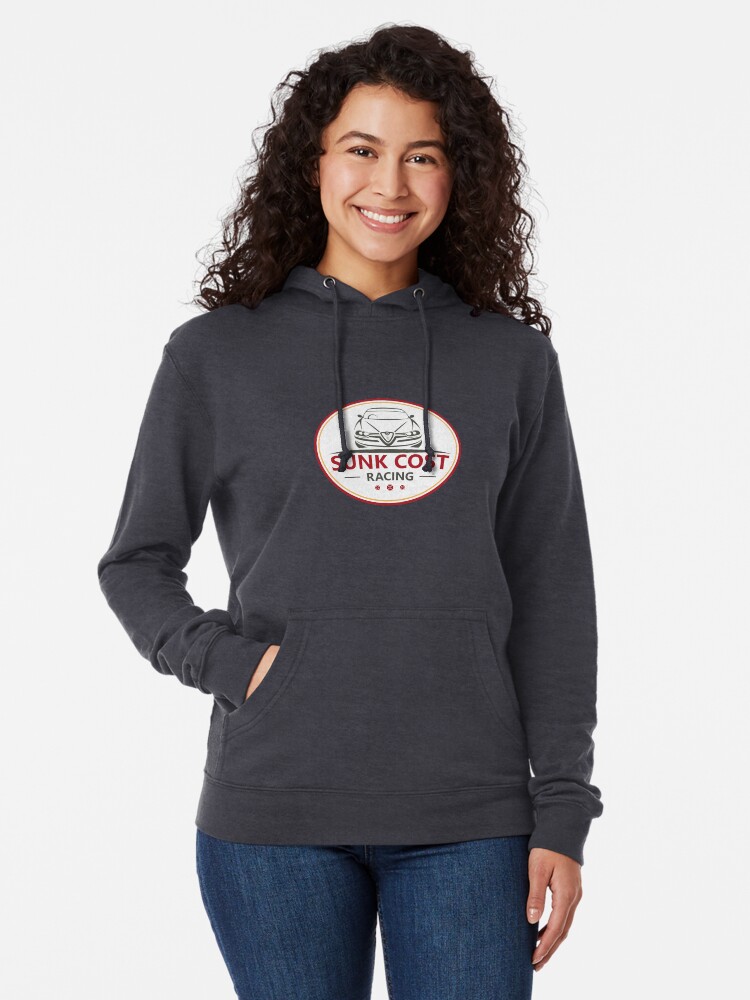 Thumbnail 2 of 5, Lightweight Hoodie, Sunk Cost Racing designed and sold by evanbottcher.