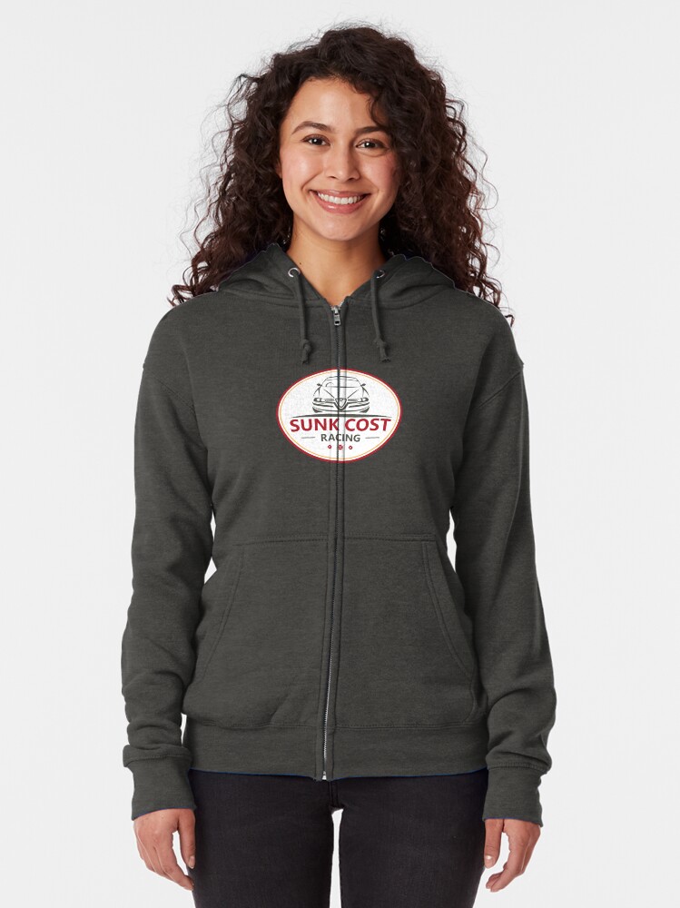 Thumbnail 2 of 5, Zipped Hoodie, Sunk Cost Racing designed and sold by evanbottcher.